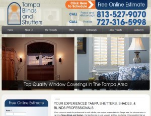 Tampa blinds shutters