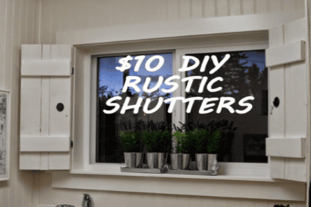 $10 DIY Shutters